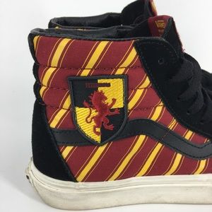 Vans Harry Potter Gryffindor Skate Shoes 8.5 HP